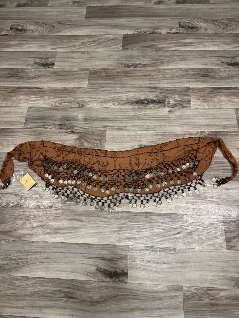 NWT Patricia Nash Italian Coin Scarf in Riot Rust One Size